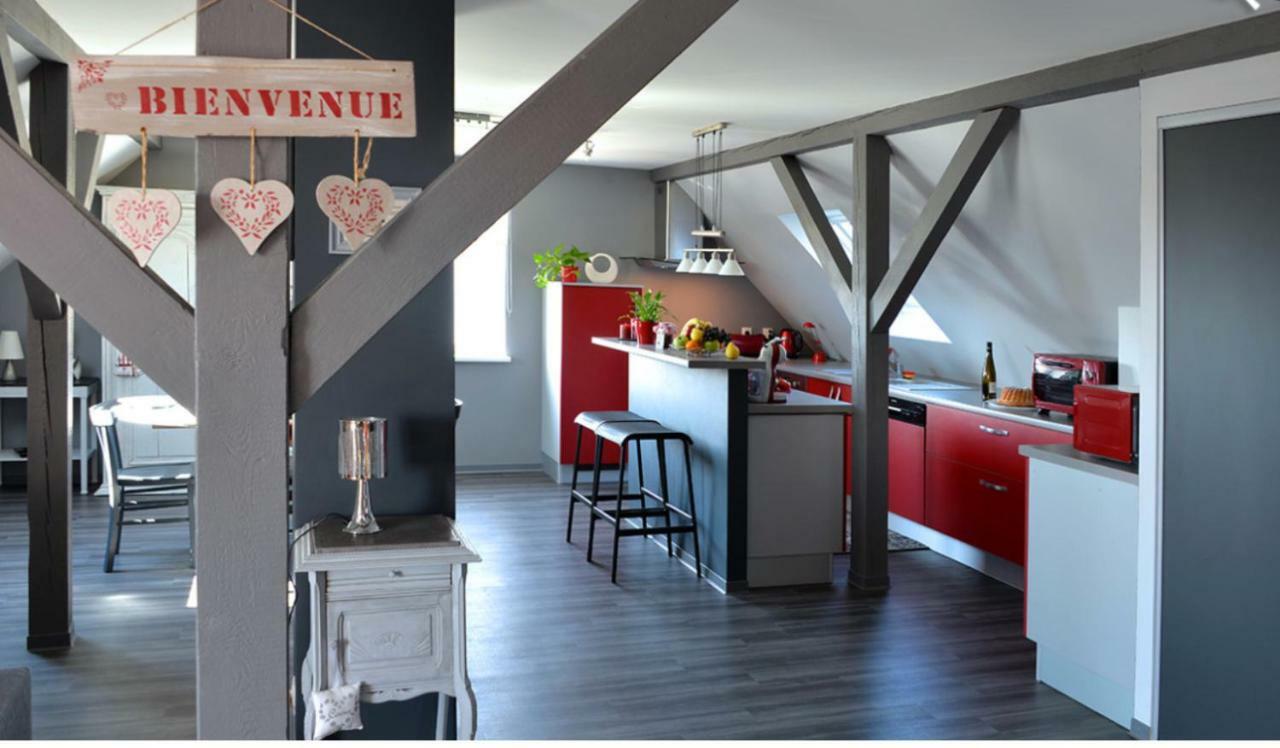 Ferienwohnung Fleur De Vigne Eguisheim Exterior foto